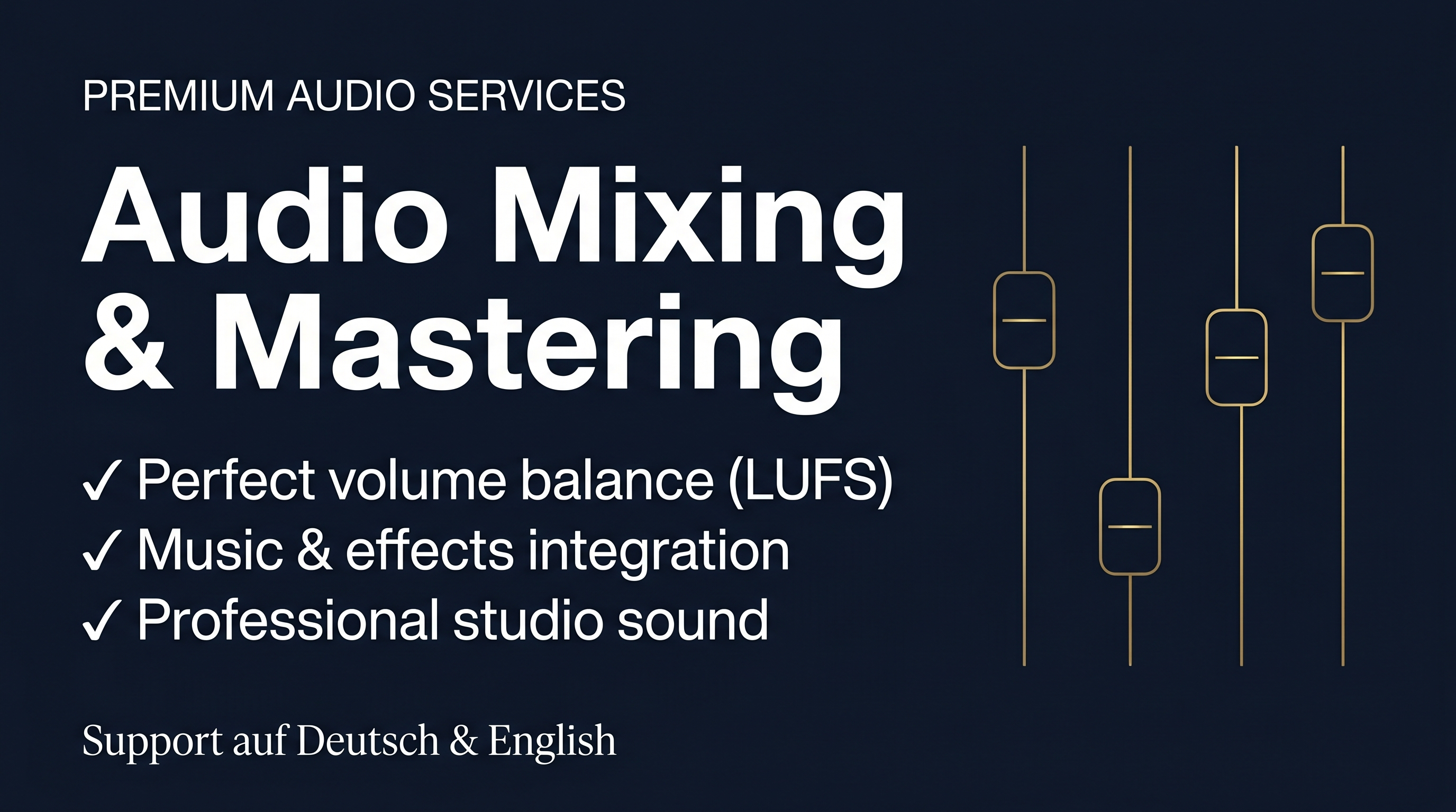 Audio Mixing & Mastering